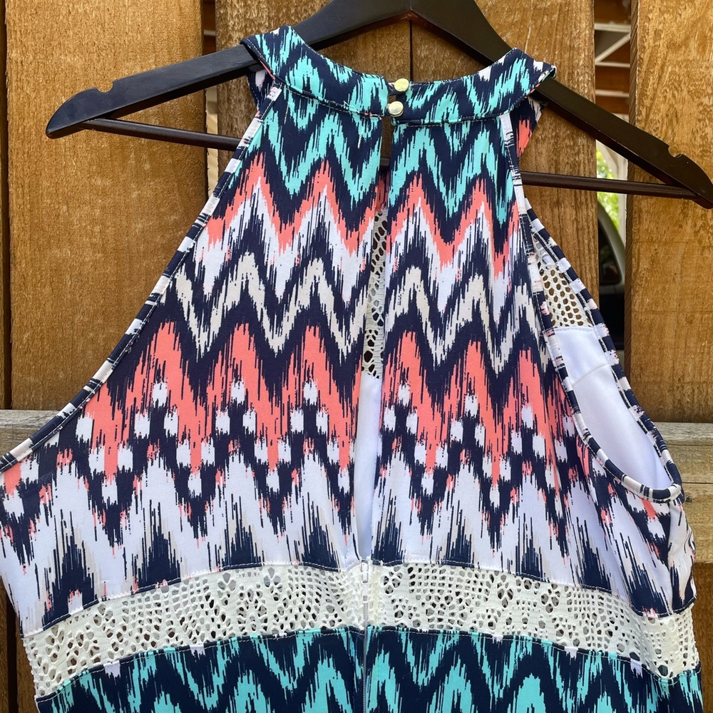 Emerald Sundae Chevron Maxi Dress - Picture 5 of 6